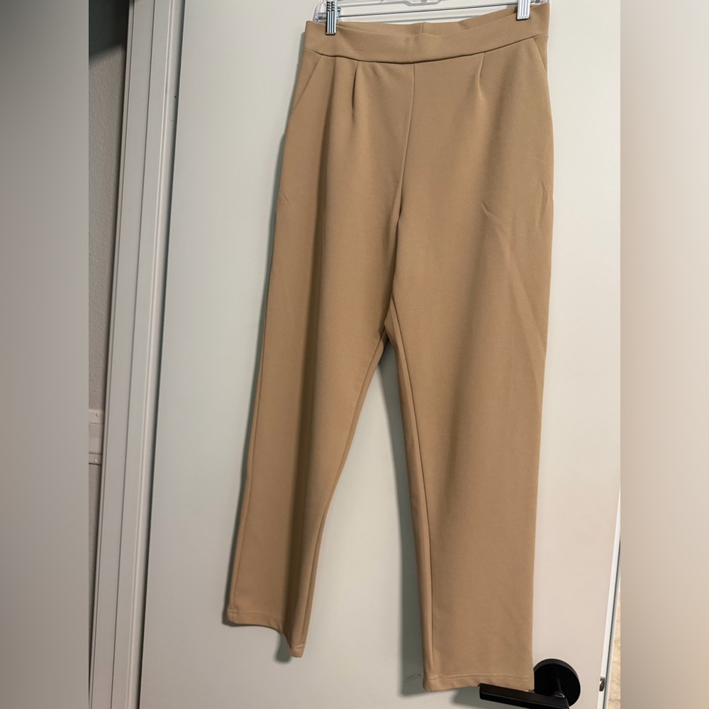 SHEIN Tan Women's Trousers